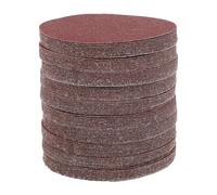 NUOBESTY 100 disques abrasifs pour perceuse - Papier abrasif circulaire 5 pouces - Feuille abrasive - Brosse pour ponceuse orbitale - Papier pour bricolage (grain 40)