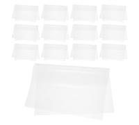 NUOBESTY 100 Feuilles Pochette En Plastique De Stratification Pochette De Plastification Pour Documents Protecteur De Stratification De Carte De Carte Pvc Transparent