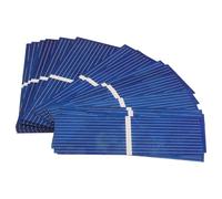 NUOBESTY 100 Mini Cellules Solaires Polycristallines 05V 320Ma 52X19Mm Panneau Solaire à Monter Soi-Même Portable Chargeur Batterie Mini pour Camping Randonnée Activités Extérieures