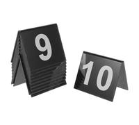 NUOBESTY 100 Pièces Acrylic V-shape Table Number Holders Double-sided Tent Signs For Wedding Reception Restaurant Party Banquet Decorations