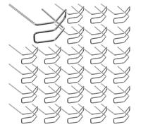 NUOBESTY 100 pièces Agrafes de Soudure Chaud pour Réparation Pare-chocs Voiture Baguettes Métal Réparation Précise et Fiable pour Soudure Point et Fixation Automobile