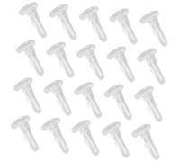 NUOBESTY 100 pièces Bouchons Arrière Oreille Transparents Plastique Flexibles Allergiques pour Femmes Protections Souples pour Boucles Doreilles DIY Résistants et Faciles à Utiliser