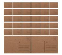 NUOBESTY 100 Pièces Cartes Postales Vierges en Kraft 4x6 Pouces | Carton Imprimable, Dos D’envoi, Surface Vierge, Lot pour Enseignants, Artistes et Courrier Professionnel