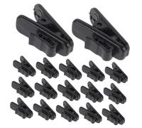 NUOBESTY 100 Pièces Clips de Câbles Pour Casque Accessoires Plastique Durable Organisateur Fil Perte Compatible Avec Différents Modèles Découteurs Pour Amateurs de Musique
