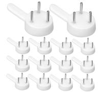 NUOBESTY 100 pièces Crochets Mural Sans Trace pour Lot de Crochets Invisibles pour Photos et Accroche Facile avec Fortes Capacités de Charge pour Murs Lisses et Plaques de Plâtre