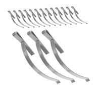 NUOBESTY 100 Pièces Écran d'écran Clips de Tension de fenêtre Pinces pour écran de fenêtre Clips à Ressort pour moustiquaire Ressort de fenêtre à moustiquaire Acier Inoxydable