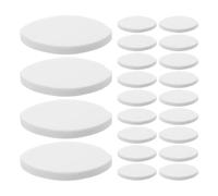 NUOBESTY 100 Pièces Éponge D'entraînement Ovale pour Cils, Forme Œil, | Simulation Réaliste, Résistance à Déformation, Placement Facile, Support Stable pour Écoles de Beauté