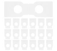 NUOBESTY 100 pièces Étiquettes Cave Vin Réutilisables Double Face Étiquettes Suspendues Pratiques pour Bouteilles de Vin Marqueurs Organisation Étanches et Polyvalents