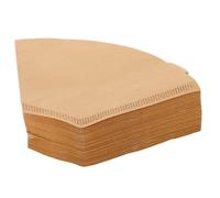 NUOBESTY 100 pièces Filtres à Café Non Papier Naturel Lot Filtre pour Machine à Café et Préparation Manuelle Pratique pour Infusion Uniforme