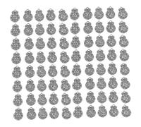 NUOBESTY 100 Pièces Five Element Necklace Pendants Vintage Chinese Style Blessing Charms For Jewelry Making Alloy Metal Accessories For Women Necklaces And Bracelets Mixed Style