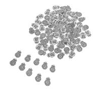 NUOBESTY 100 Pièces Five Element Pendant Charms Set Vintage Metal Hanging Charms For Jewelry Crafting Chinese Blessing Wood Fire Water Symbols Mixed Style Accessories For Necklace Earrings