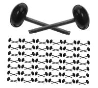NUOBESTY 100 Pièces Glass Safety Eyes for Stuffed Animals Crochet Dolls Needle Felting Toy Craft