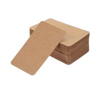 NUOBESTY 100 pièces Lot de Cartes Vierges Face pour DIY Cartes Étude et Jeu Écriture Petites Blanches Multifonctions pour Étiquettes Mémo Organisation Scolaire et Bureau