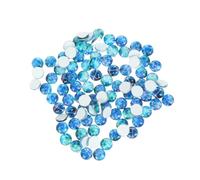 NUOBESTY 100 pièces Luminous Dome Cabochons For DIY Jewelry Making Flat Back Glass Gems For Necklace Pendants Rings Earrings And Craft Accessories