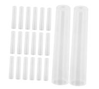 NUOBESTY 100 Pièces Prolongateur De Crayon Dessus De Crayon Pour La Protection Plumier Transparent Plastique