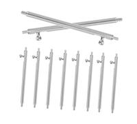 NUOBESTY 100 Pièces Quick Release Strap Spring Bars Stainless Steel Watch Pins For Leather And Metal Bands Precision Fit For DIY Wristwatch Repair