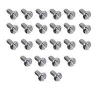 NUOBESTY 100 pièces Vis Inox Tête Ronde Cylindrique Kit Fixation Machine Antirouille pour Usage Domestique
