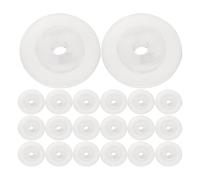 NUOBESTY 100pièces Disques Stoppeurs de Ligne en Abs Durables Accessoires Légers et Polyvalents Kit pour Améliorer L'efficacité de Pêche