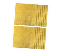 NUOBESTY 100pièces Papier Sulfurisé Pour Chocolats Et Caramels Emballage Carré Aluminium Pour Bonbons Maison