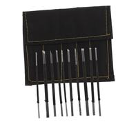 NUOBESTY 10pcs Outils de Gravure en Acier à Haute Teneur en Carbone pour Sculpture sur Pierre, Utilisation Polyvalente pour Maçons et Artisans