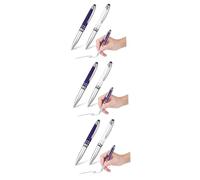 NUOBESTY 10pièces à Bille Multifonctionnels avec Pointe De Stylet Et Lampe LED pour Écriture Et Utilisation Écran Tactile