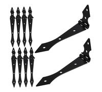 NUOBESTY 10pièces Charnières de Portail Clôture de Rechange Charnière de Portail