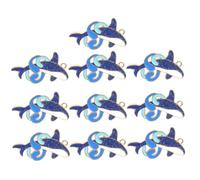 NUOBESTY 10pièces Pendentifs Animaux Alliage De Charms Marins Créatifs Pour Accessoires De Clé Et Artisanat