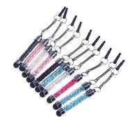 NUOBESTY 10pièces Stylet Tactile Cristal Diamant Stylo Capacitif Pailleté Mini pour Téléphone Et Tablette Pointe Souple Ultra-Sensible Design Élégant