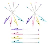 NUOBESTY 12 Pièces Outil De Modélisme DIY Pince À Photos Et Mémos Pince En Métal Support De Notes Porte-Mémos DIY Support Photo De Noël Outil De Modélisme