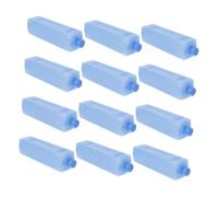 NUOBESTY 12 pièces Pack de Blocs de Glace Réutilisables pour Ventilateurs Air Conditionné Refroidissement Rapide Boîte à Cristaux de Glace pour Bureau Maison Camping et Repas Bleu