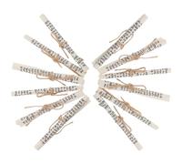 NUOBESTY 12 Pièces Parchemin de Bénédiction Juive pour Porte Extérieure en Papier avec Corde, Rouleau Biblique Solide pour Décoration de Nouvelle Maison et Prière Quotidienne