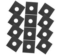 NUOBESTY 12 pièces Pochettes Vinyle Noires Papier Kraft et Po Protège-disques Classiques Anti-Rayures pour Rangement et Organisation Albums Vinyls