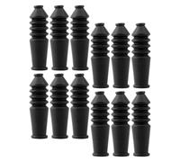 NUOBESTY 12 Pièces Protection de Câble de Frein en Caoutchouc Noir pour Vélo Pliant de Montagne, Gaine Résistante Améliorant la Durabilité et Assurant Un Freinage sans Faille