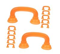 NUOBESTY 12 Pièces récepteur téléphonique murmurer des téléphones de téléphone pour bébé faire semblant je m'entends Chuchothérapie Orange