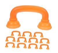 NUOBESTY 12 Pièces récepteur téléphonique Outils phoniques en classe Aide d'apprentissage phonique je m'entends son téléphone téléphones à en vrac Orange