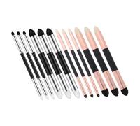 NUOBESTY 12 Pièces Stylo Éponge de Mélange Double Tête Lavable pour Croquis et Stylo Précis pour Correction Détails et Ajustement Ombres Outil Artistique pour Étudiants