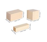 NUOBESTY 13 Pièces Blocs de pour Sculpture DIY Tendre Non Traité Variées pour Gravure Artistique et Portable pour Voyage et Projets Extérieurs
