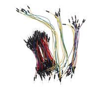NUOBESTY 130pièces Fil Électrique pour Platine Expérimentation Câbles De Liaison Mâle-Femelle Et Mâle-mâle Kit De Câbles De pour Électronique Et Alimentation De Platine