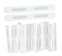 NUOBESTY 15 paires Couvre Jambes Silicone Antidérapants pour Lunettes de Protections pour Oreilles Confortables et Durables Adaptées Au Travail et Au Sport