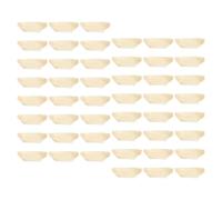 NUOBESTY 150 Pièces Assiette de Sushis Jetable en Bois, Forme Bateau | Plateau Léger pour Traiteur et Fêtes, Usage Buffet Apéritif, Design Créatif, Lot Pratique