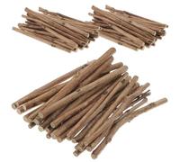 NUOBESTY 150 Pièces Bâtonnets en Bois de Thé 10cm pour Bricolage Créatif, Brindilles Précises Marron, Accessoires Photo et Projets DIY Artisanaux