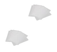 NUOBESTY 150pièces Étuis Transparent Dull Polish Silicone pour Titres Identité pour De Bus Identité Et Banc
