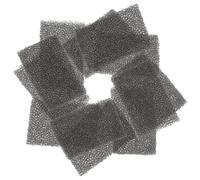 NUOBESTY 16 Éponges à Maquillage Professionnelles à Effets Spéciaux Noires, 4x6x1 Cm, pour Cicatrices et Plaies, Éponge à Pointiller pour Maquillage Halloween et Cosplay