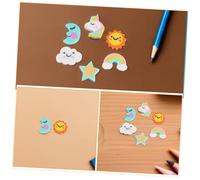NUOBESTY 180 Pièces Mini Erasers Set For Cute Star Moon Rainbow Clouds Shape Erasers For Pencils Classroom Prizes Party Favors Homework Supplies