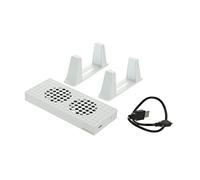 NUOBESTY 1Ensemble Stand De Ventilation Réglable pour Console Ventilateur De Refroidissement Ports USB pour Charge Et Synchronisation