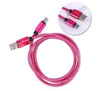NUOBESTY 1M USB Type C Fast Charging Cable Nylon Braided USB C Data Sync Charger for Note Honor Rosy