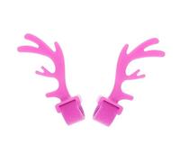 NUOBESTY 1Paire Antlers Decoration Kit Cute Christmas Headphone Accessories For Women Easy To Install Lightweight And Durable For Festive