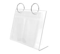 NUOBESTY 1pièce Album Photo Mini Acrylique Transparent Pour Bureau Support Photo Décoratif Cadre Chic Et Pratique Pour Maison Et Bureau