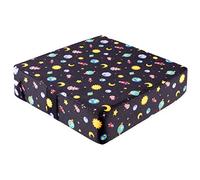 NUOBESTY 1pièce Coussin Rehausseur Pour Chaise Haute Garçon Fille Amovible Portable Démontable Pour Dîner Maison Ou Au Restaurant Noir Étoilé