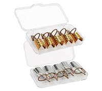 NUOBESTY 2 Boîtes Conseils pour Moules à Ongles en Aluminium Réutilisables, Forme Incurvée, Guide Précis et Facile à Fixer pour Extension des Ongles, Usage Professionnel Couleur Aléatoire